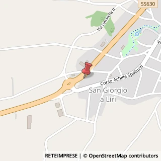 Mappa Via Ausonia, Km10, 03047 San Giorgio a Liri, Frosinone (Lazio)