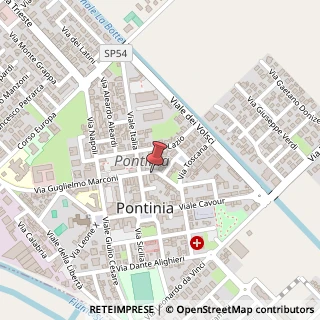 Mappa Via Fedor Von Donat, 55, 04014 Pontinia, Latina (Lazio)