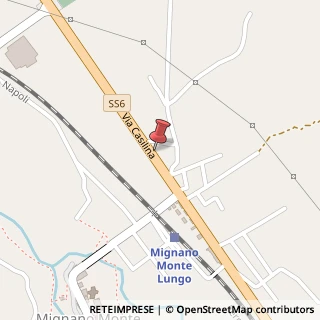 Mappa Via Casilina, 39, 81049 Mignano Monte Lungo CE, Italia, 81049 Mignano Monte Lungo, Caserta (Campania)