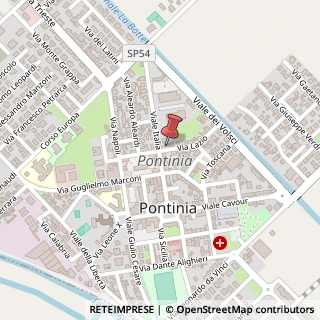 Mappa Viale Italia, 58, 04014 Pontinia, Latina (Lazio)