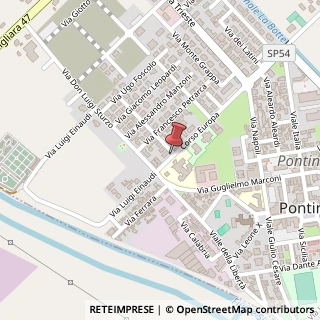 Mappa Corso Europa, 11, 04014 Pontinia LT, Italia, 04014 Pontinia, Latina (Lazio)