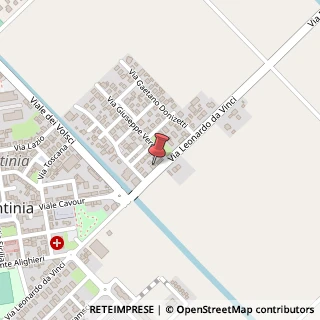 Mappa Via Leonardo da Vinci, 43, 04014 Pontinia, Latina (Lazio)