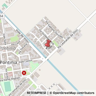 Mappa Via, 04014 Pontinia, Latina (Lazio)