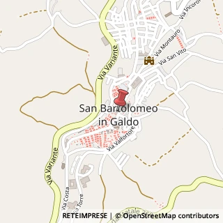Mappa Corso Roma,  17, 82028 San Bartolomeo in Galdo, Benevento (Campania)