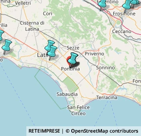 Mappa Via Toscana, 04014 Pontinia LT, Italia (29.72)