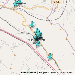 Mappa Via Taverna, 81049 Mignano Monte Lungo CE, Italia (1.243)