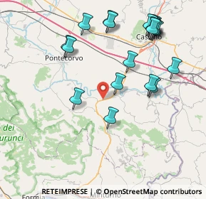 Mappa SR630 Cassino Formia km 11, 03047 San Giorgio a Liri FR, Italia (9.604)