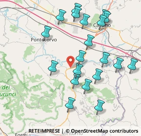 Mappa SR630 Cassino Formia km 11, 03047 San Giorgio a Liri FR, Italia (8.87)