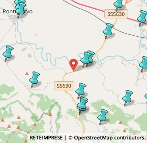 Mappa SR630 Cassino Formia km 11, 03047 San Giorgio a Liri FR, Italia (6.35)