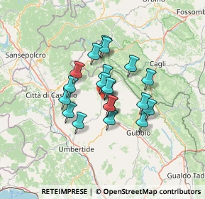 Mappa 06026 Pietralunga PG, Italia (9.7465)