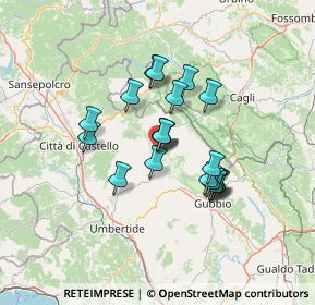 Mappa 06026 Pietralunga PG, Italia (10.7905)