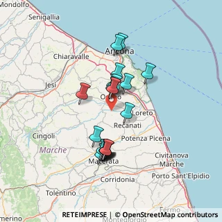 Mappa Via Settefinestre, 60027 Osimo AN, Italia (12.165)