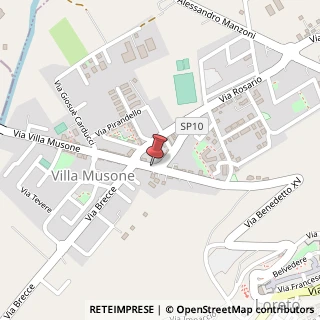Mappa Via Villa Musone,  92, 60025 Loreto, Ancona (Marche)