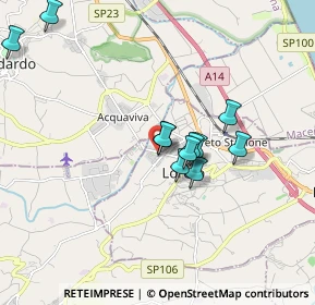 Mappa Piazza John Fitzgerald Kennedy, 60025 Loreto AN, Italia (1.57273)