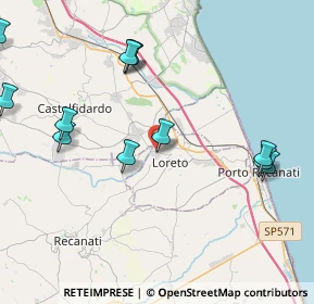 Mappa Piazza John Fitzgerald Kennedy, 60025 Loreto AN, Italia (4.94083)