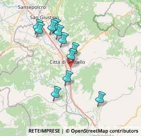 Mappa Via Roma, 06012 Città di Castello PG, Italia (7.10909)