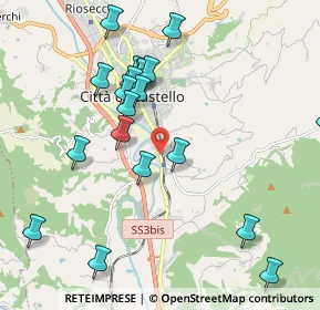 Mappa Via Roma, 06012 Città di Castello PG, Italia (2.218)