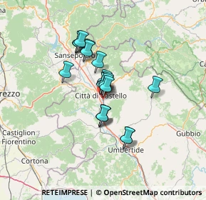 Mappa Via Roma, 06012 Città di Castello PG, Italia (9.905)