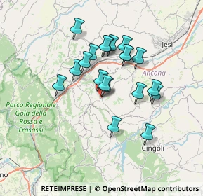 Mappa Via Roma, 60034 Cupramontana AN, Italia (5.8785)