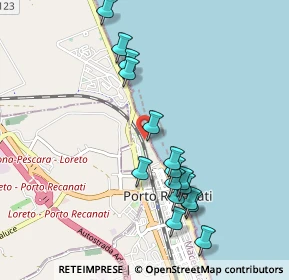 Mappa Piazza delle Vele, 62017 Porto Recanati MC, Italia (1.00688)