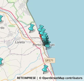 Mappa Piazza delle Vele, 62017 Porto Recanati MC, Italia (2.80692)