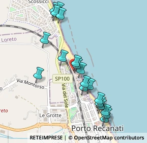 Mappa Piazza delle Vele, 62017 Porto Recanati MC, Italia (0.523)
