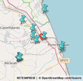 Mappa Via Antonio Graziosi, 60025 Loreto AN, Italia (4.11)