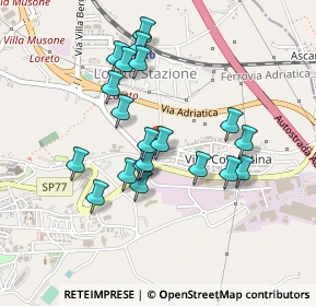 Mappa Via Antonio Graziosi, 60025 Loreto AN, Italia (0.413)