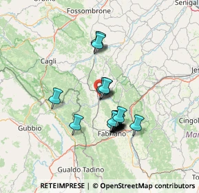 Mappa 60041 Sassoferrato AN, Italia (10.8965)
