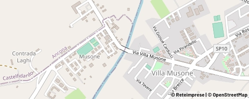 Mappa Recanati