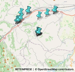 Mappa Via Mattia Capponi, 60034 Cupramontana AN, Italia (3.45722)