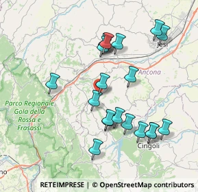 Mappa Via Giacomo Leopardi, 60034 Cupramontana AN, Italia (7.734)