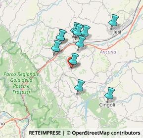 Mappa Via Giacomo Leopardi, 60034 Cupramontana AN, Italia (6.51333)
