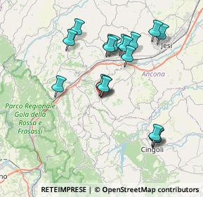 Mappa Via Giacomo Leopardi, 60034 Cupramontana AN, Italia (7.39222)