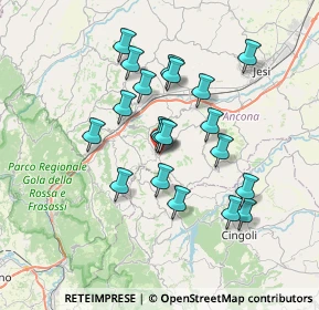 Mappa Via Giacomo Leopardi, 60034 Cupramontana AN, Italia (6.312)