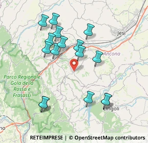 Mappa Via Giacomo Leopardi, 60034 Cupramontana AN, Italia (7.74125)