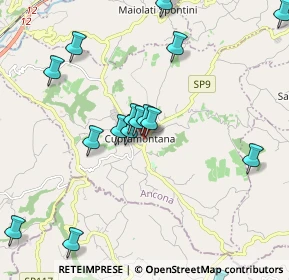 Mappa Via Giacomo Leopardi, 60034 Cupramontana AN, Italia (2.7005)