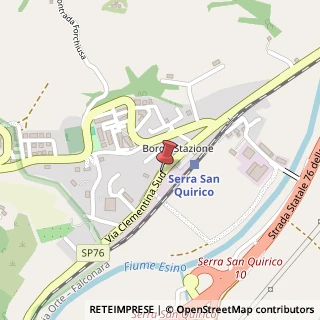 Mappa Via Clementina, 99/A, 60049 Serra San Quirico, Ancona (Marche)