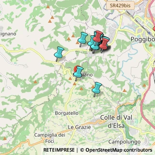 Mappa SP 36, 53034 Colle di Val D'Elsa SI, Italia (1.80385)