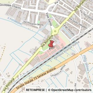 Mappa Via Pievan Landi, 36, 52100 Arezzo, Arezzo (Toscana)