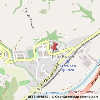 Mappa Via Enrico Berlinguer, 5, 60048 Serra San Quirico, Ancona (Marche)