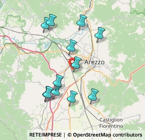 Mappa Località Ponte alla Nave, 52100 Arezzo AR, Italia (7.56917)