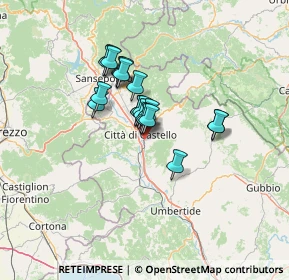 Mappa Località Zoccolanti, 06012 Città di Castello PG, Italia (9.055)