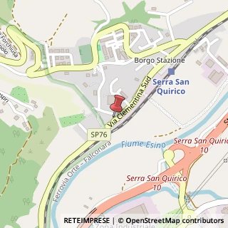 Mappa Via Clementina, 51, 60048 Serra San Quirico, Ancona (Marche)