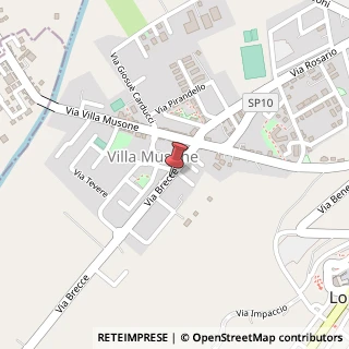 Mappa Via Brecce, 86, 60025 Villa Musone AN, Italia, 60025 Loreto, Ancona (Marche)