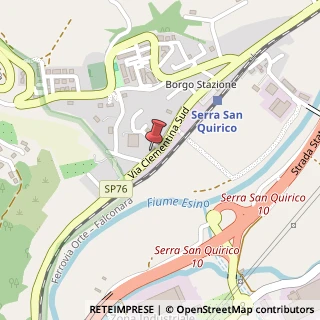 Mappa Via Clementina, 56, 60048 Serra San Quirico, Ancona (Marche)