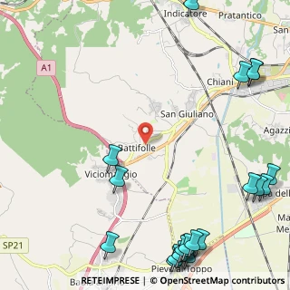 Mappa Localita' Battifolle, 52100 Arezzo AR, Italia (3.587)