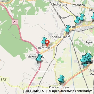 Mappa Localita' Battifolle, 52100 Arezzo AR, Italia (3.43588)