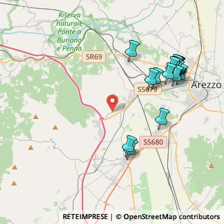 Mappa Localita' Battifolle, 52100 Arezzo AR, Italia (4.9225)