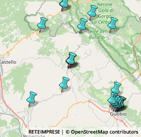 Mappa Via Roma, 06026 Pietralunga PG, Italia (10.644)